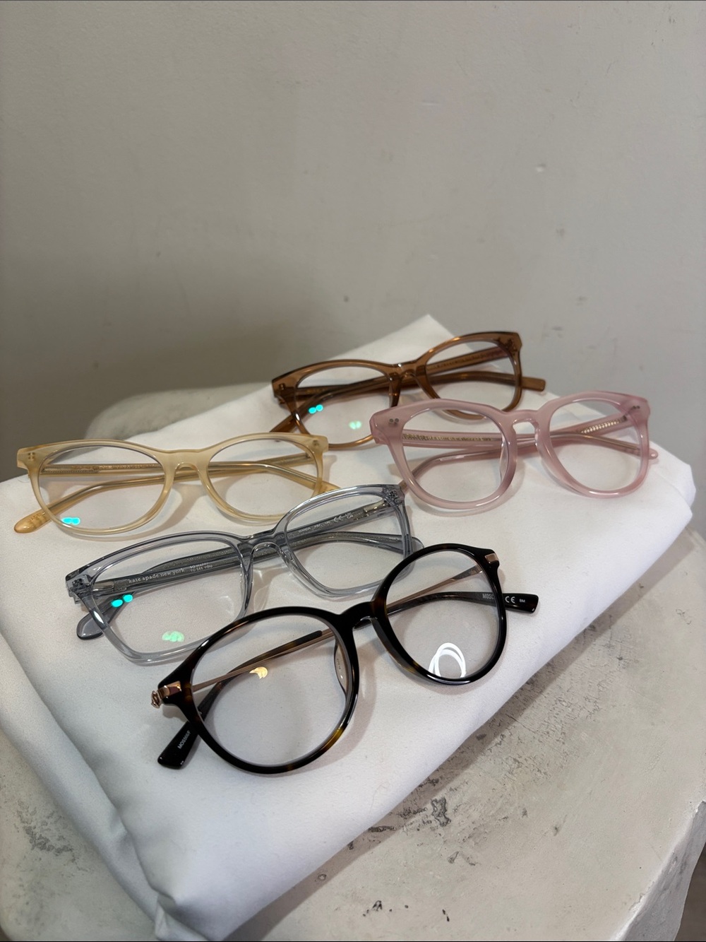 Kate Spade Moschino Diff Eyewear Bundle of Glasses Frames for Rx Lenses